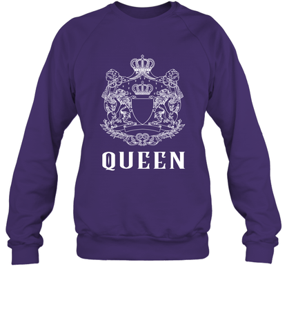 Queen Shirt Sweatshirt Sweatshirt Purple