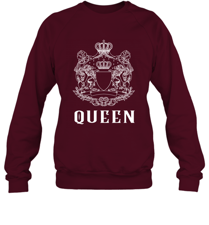 Queen Shirt Sweatshirt Sweatshirt Maroon