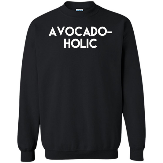 Avocado-Holic Avocado Funny Humorous Trending T-shirt Black