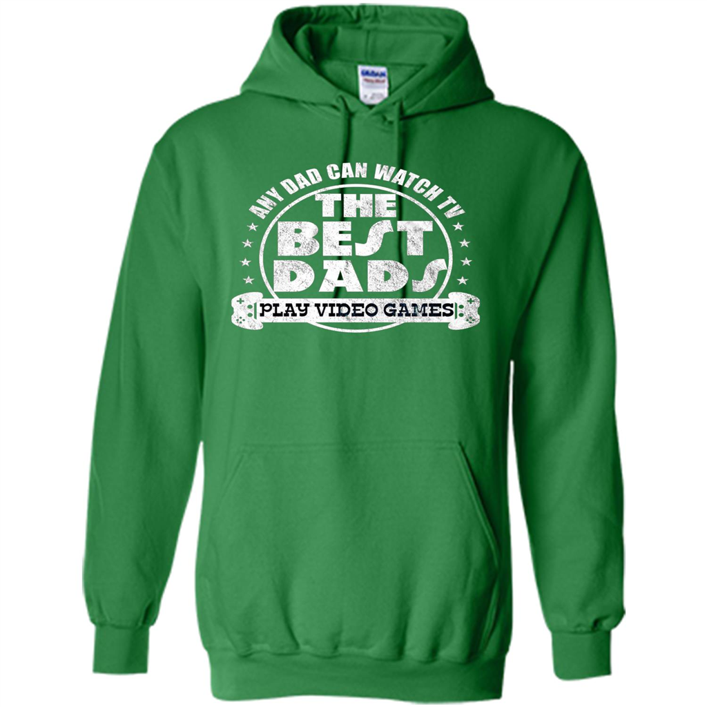 Father's Day T-shirt Best Dads Play Video Games Irish Green