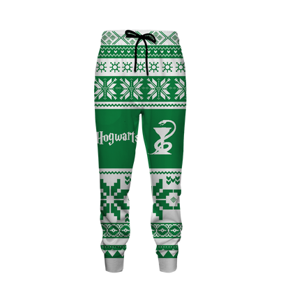 The Slytherin Snake Harry Potter Ugly Christmas Jogging Pants