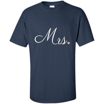 Mrs. Wedding T-shirt Navy