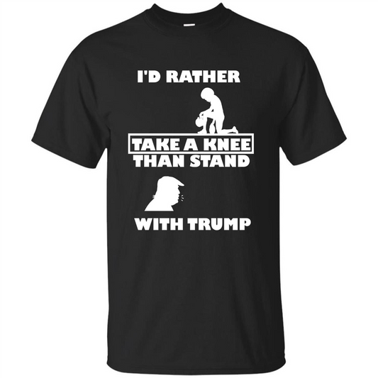 American T-shirt I'd Rather Take A Knee T-shirt Black