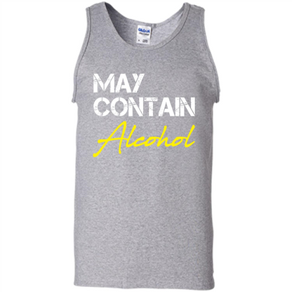 Wine T-shirt May Contain Alcohol Sport Grey
