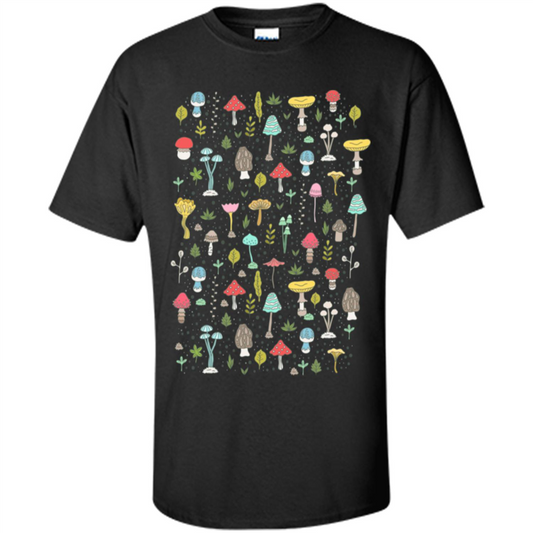 Mushrooms T-Shirt Black