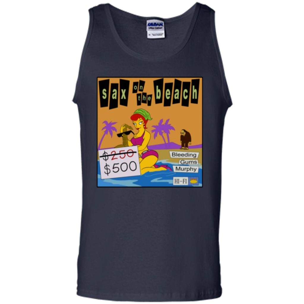 Sax on the Beach Discount Edition T-shirt Navy