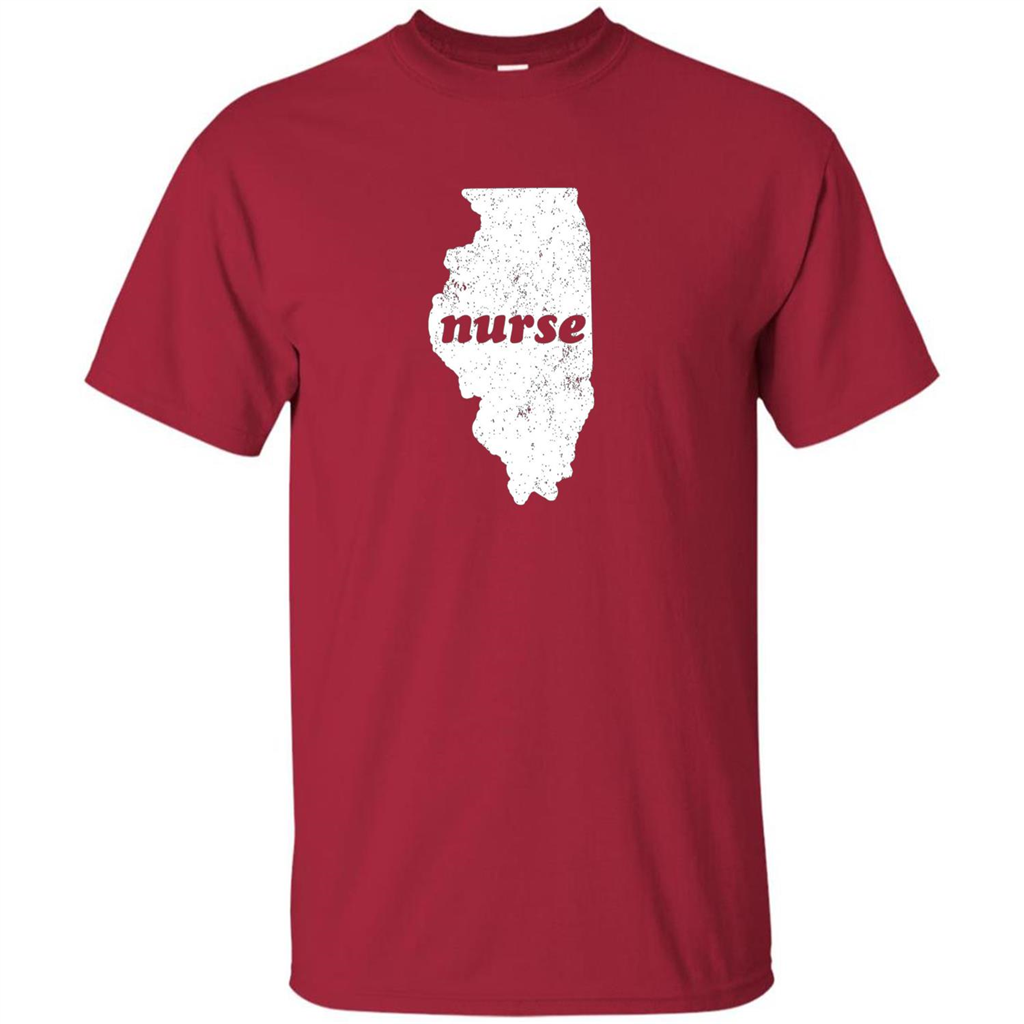 Nursing T-shirt Nurse Graduation Illinois T-shirt Cardinal