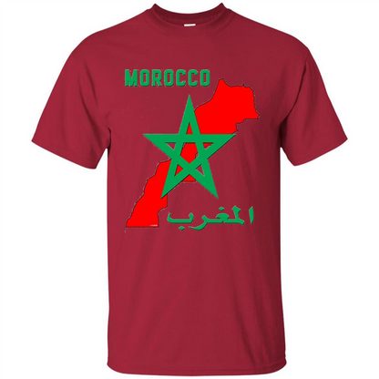 Morocco Moroccan T-shirt Cardinal