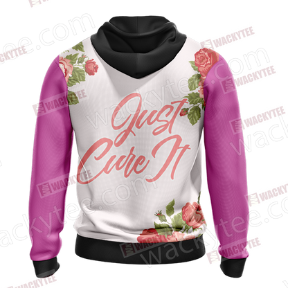 Breast Cancer - Just Cure It 3D Hoodie