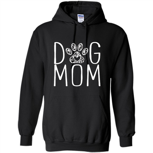 Dog Lover T-shirt Dog Mom Black