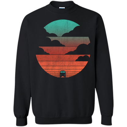 Driving Into The Sunset T-shirt Black