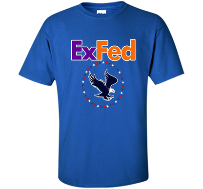 Funny Retired Federal Government Worker EX FED T-shirt t-shirt Royal