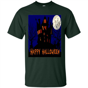 Happy Halloween T-shirt Haunted House