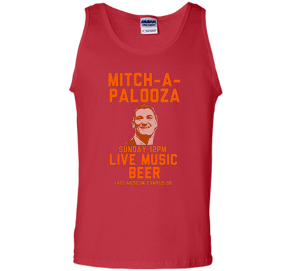 Mitch A Palooza Blue And Orange Party T-shirt Red