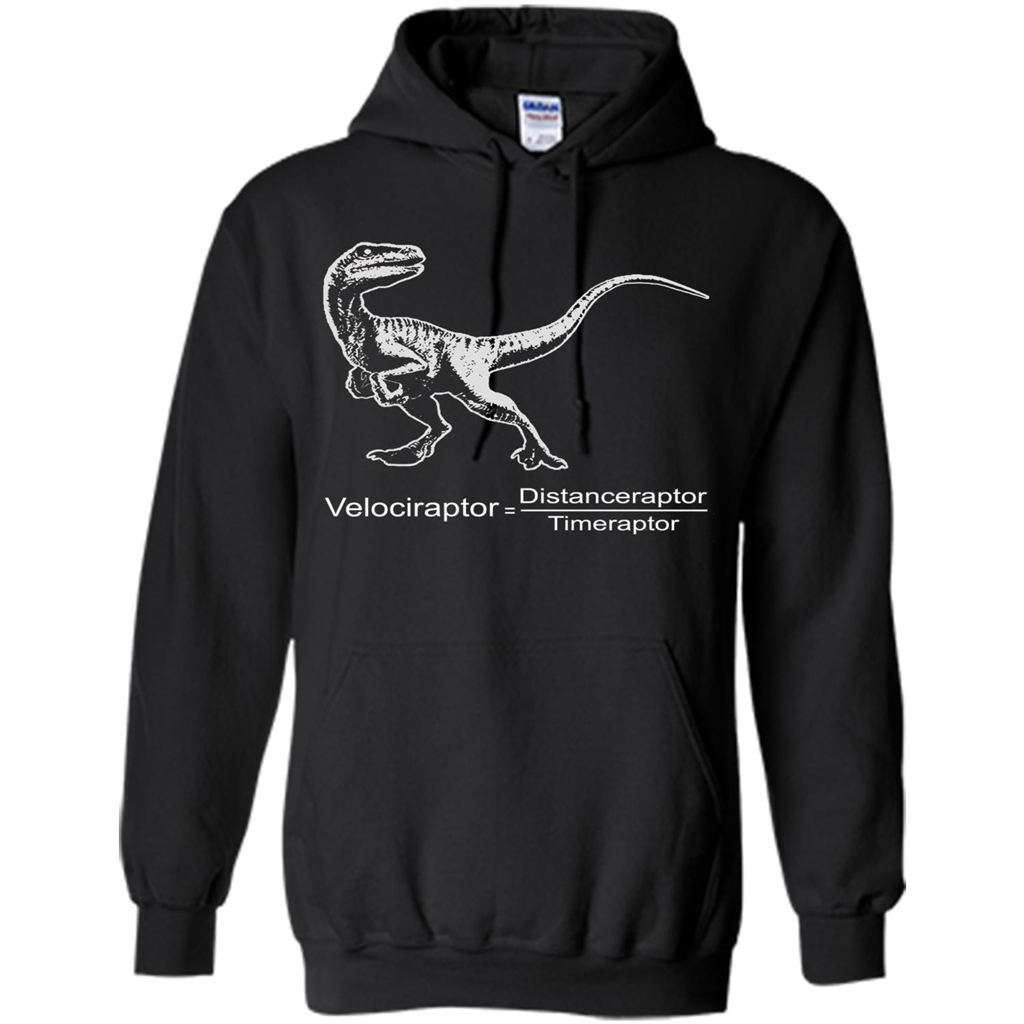 Velociraptor Distanceraptor Timeraptor T-shirt Black