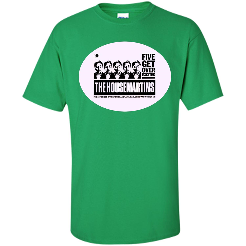 Music T-Shirt Five Get Over Excited Irish Green