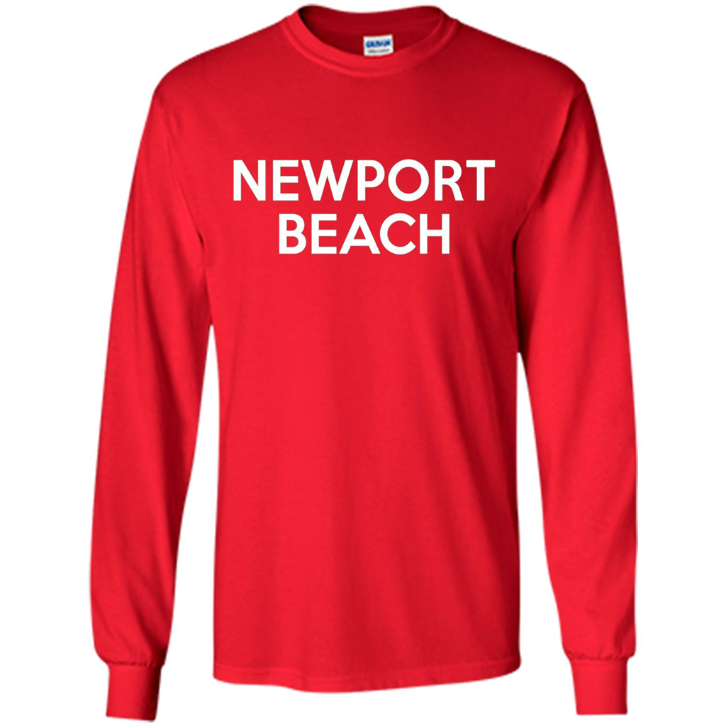Newport Beach - California T-shirt Red