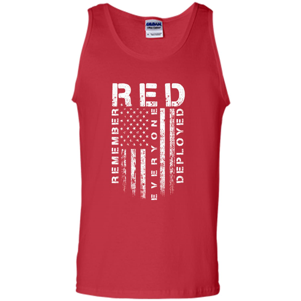 Red Friday - Remember Everyone Veteran Deployed T-shirt Red