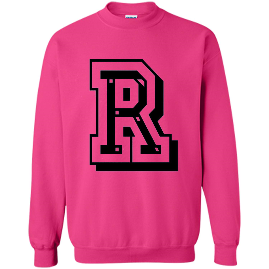 Letter R Initial T-Shirt for Names or Spelling Words Heliconia