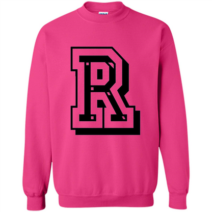 Letter R Initial T-Shirt for Names or Spelling Words Heliconia