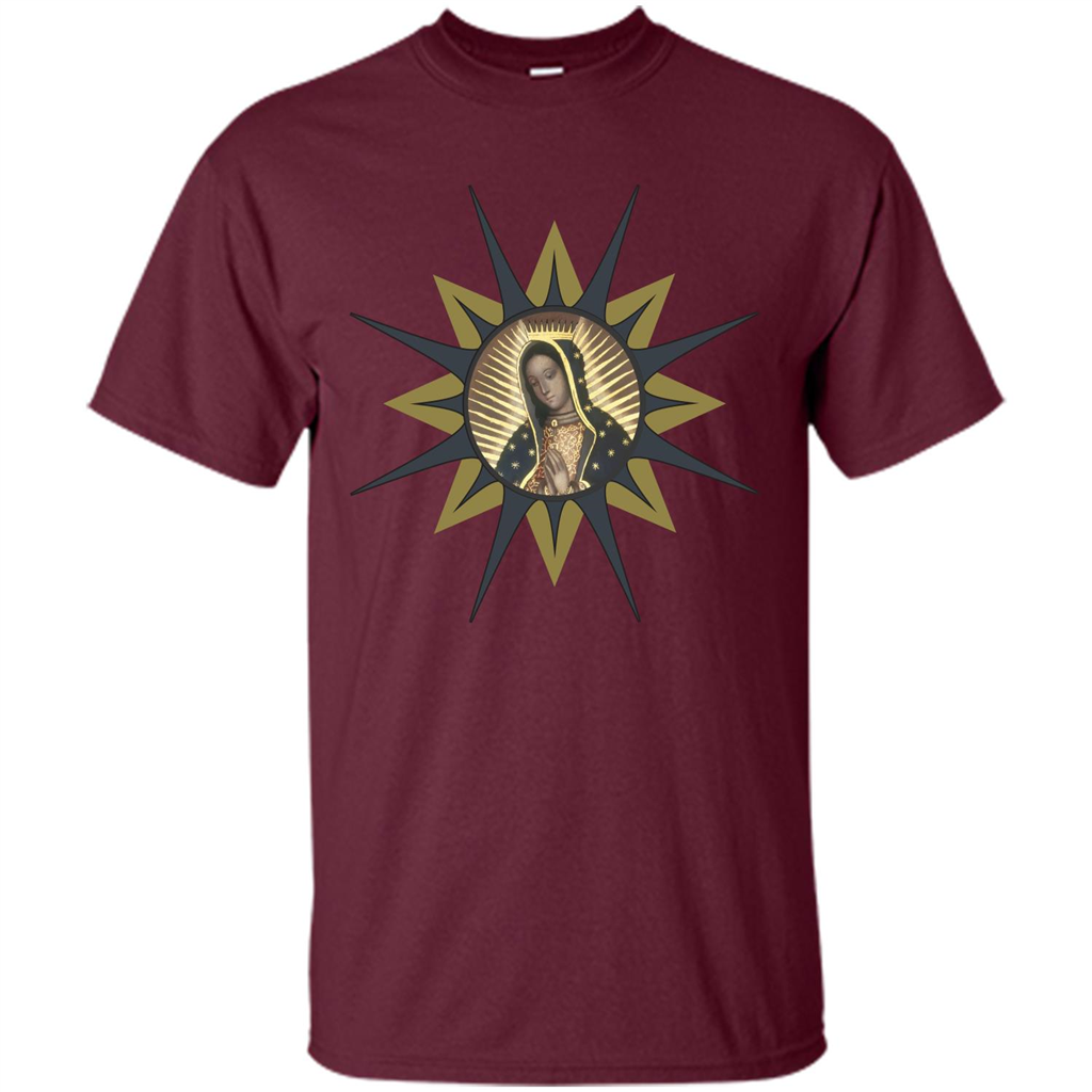 Virgen de Guadalupe T-shirt Maroon