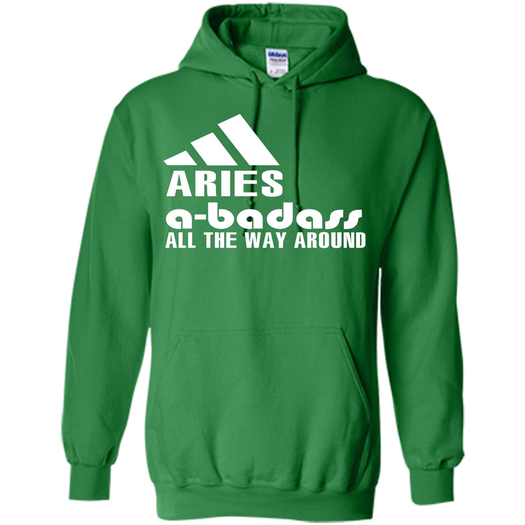Aries A-Badass All The Way Around T-shirt Irish Green