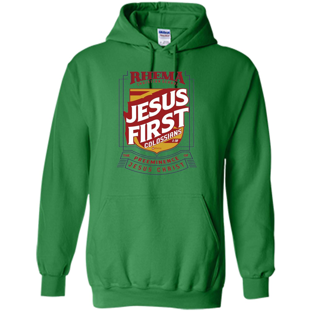 Jesus First T-shirt Jesus Christ Irish Green