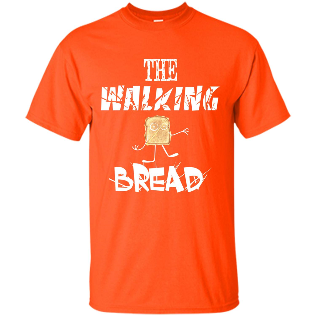 The Walking Bread T-shirt Orange
