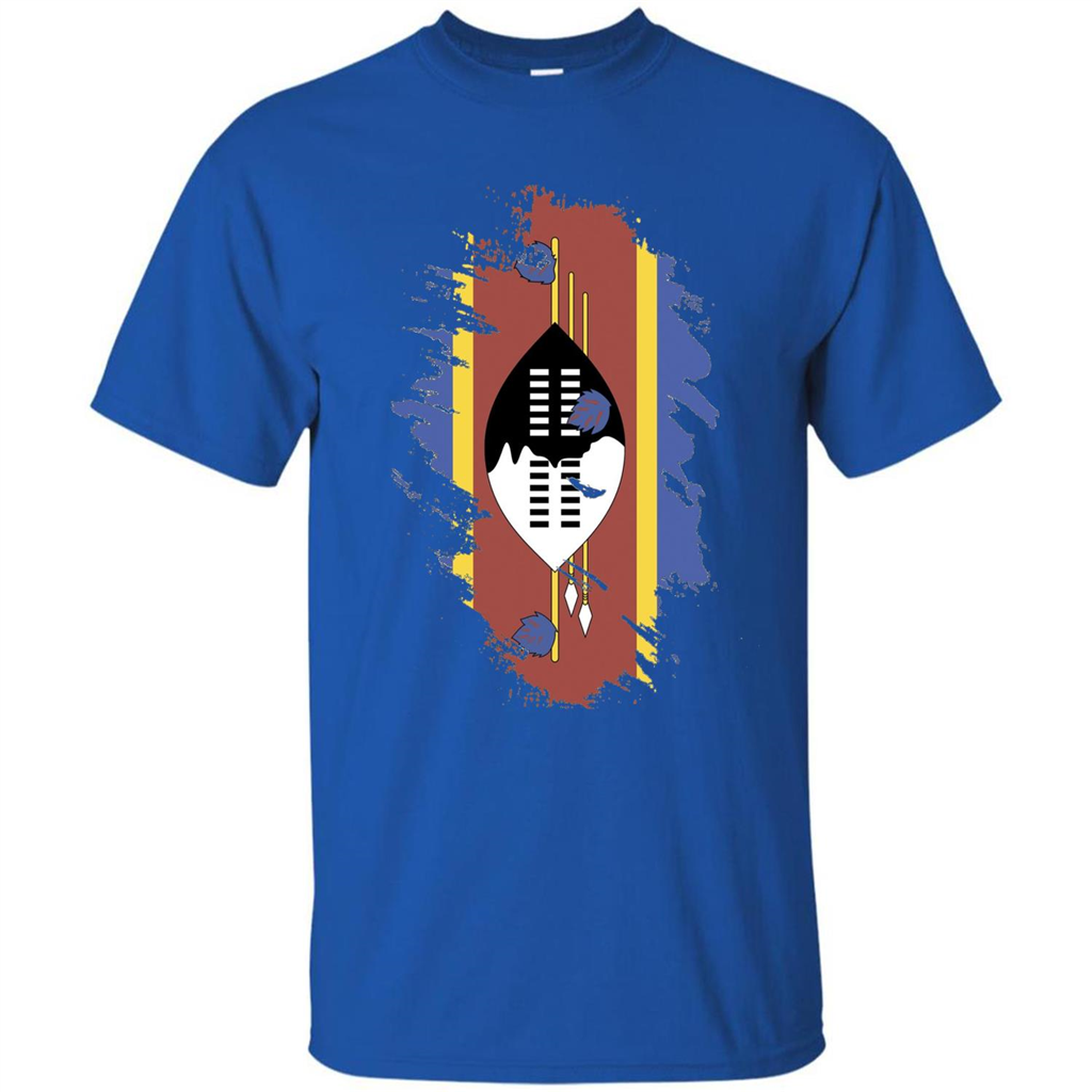 Flag of Swaziland T-shirt National Swaziland T-shirt Royal