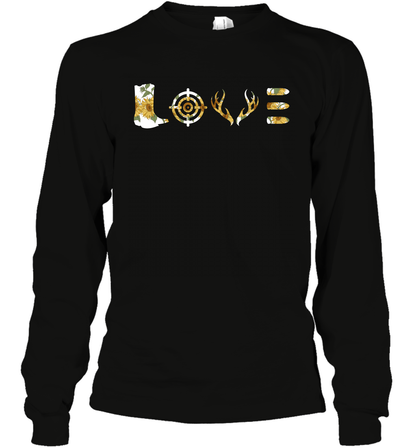 Hunting Girls Sunflower Shirt Long Sleeve T-Shirt Long Sleeve T-Shirt Black