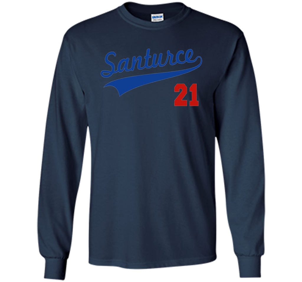 Santurce 21 Puerto Rico Baseball T-shirt Navy