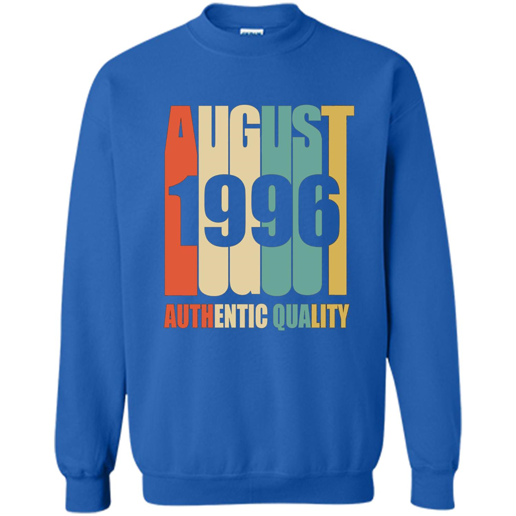 August 1996 Authentic Quality T-shirt Royal