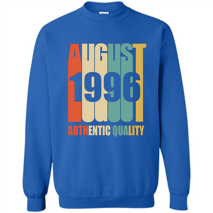 August 1996 Authentic Quality T-shirt Royal