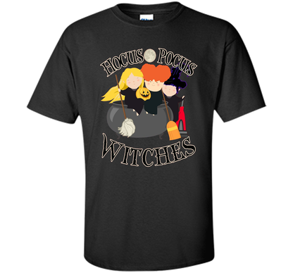 Hocus Pocus Witches Full Moon Cute Halloween October Shirt shirt Black