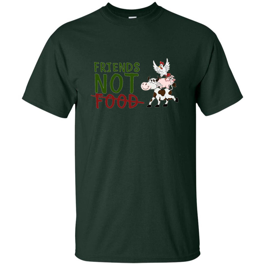 Friends Not Food T-Shirt Forest Green