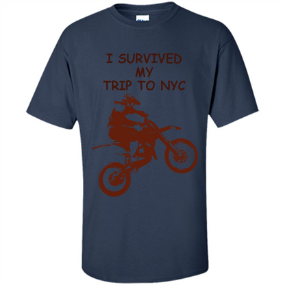 I Survived My Trip To NYC T-shirt Navy