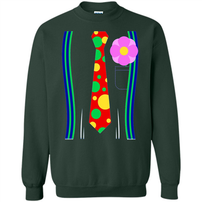 Halloween Clown Costume T-shirt Forest Green