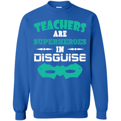 Teacher T-shirt Teachers Are Superheroes In Disguise Royal