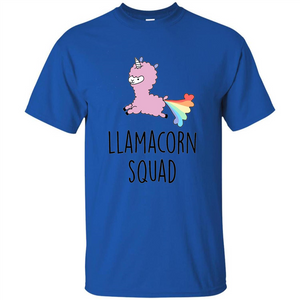 Llamacorn Squad Funny Llama Unicorn T-Shirt