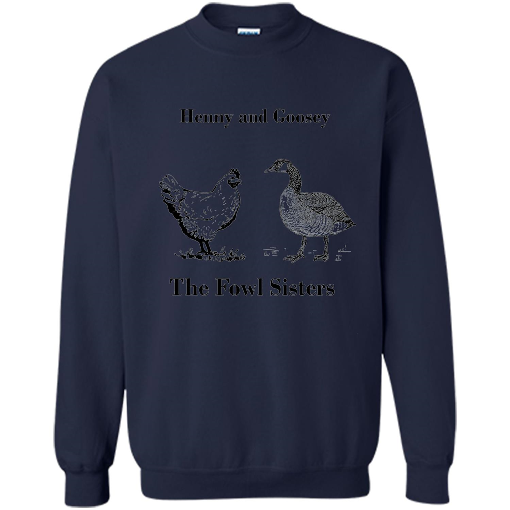 Henny and Goosey The Fowl Sisters T-shirt Navy