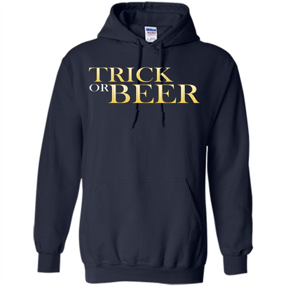 Beer T-shirt Trick Or Beer T-shirt Navy