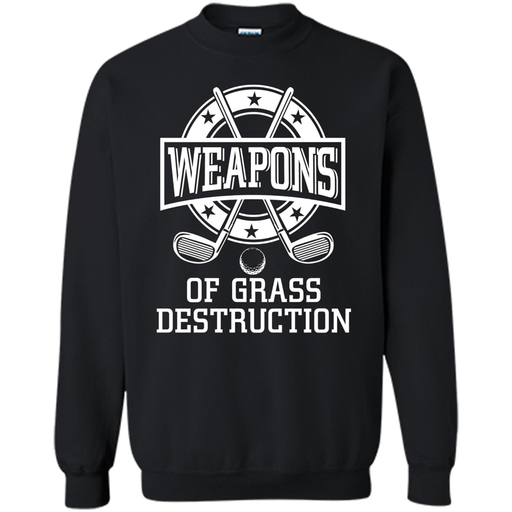 Funny Golf T-Shirt Weapons of Grass Destruction T-shirt