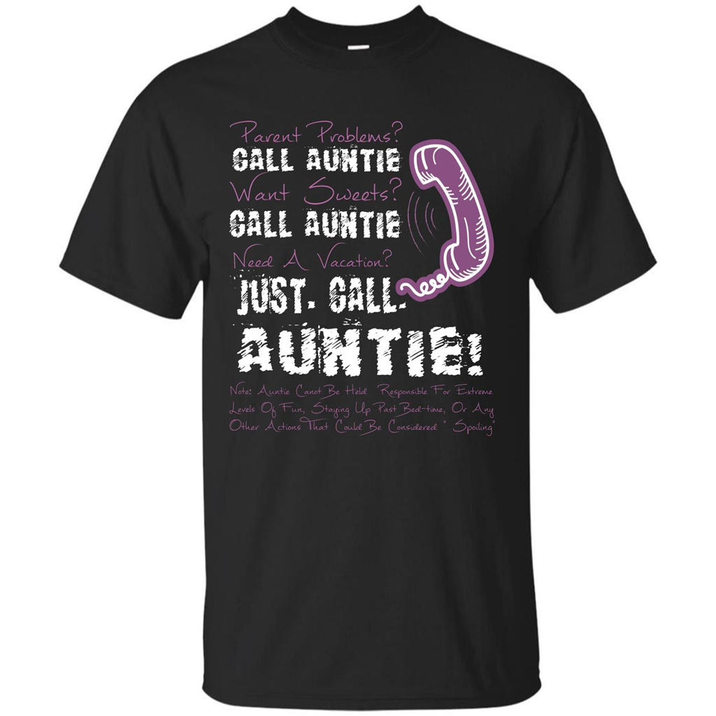 Aunt T-shirt Parent Problems Call Auntie T-shirt Royal