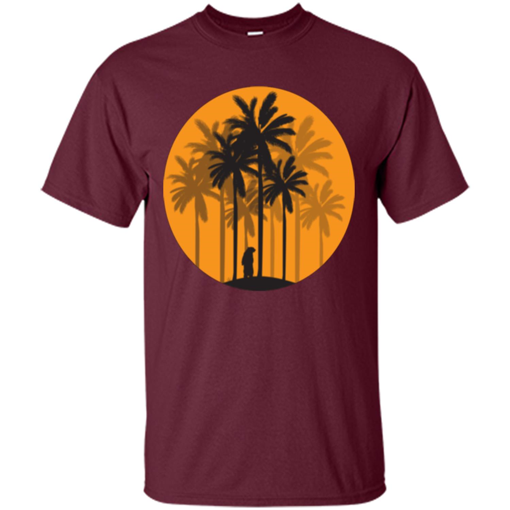 Summer T-shirt Summer Time Maroon