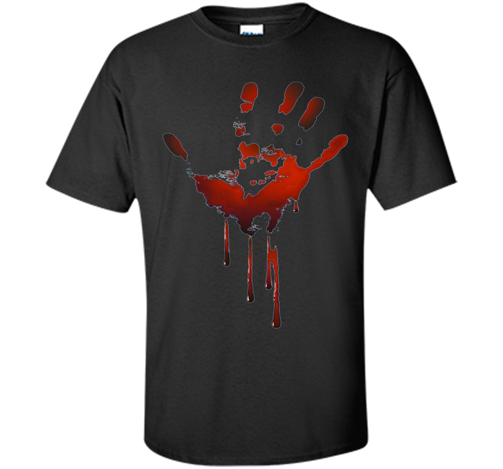 Bloody Handprint T-shirt t-shirt Black