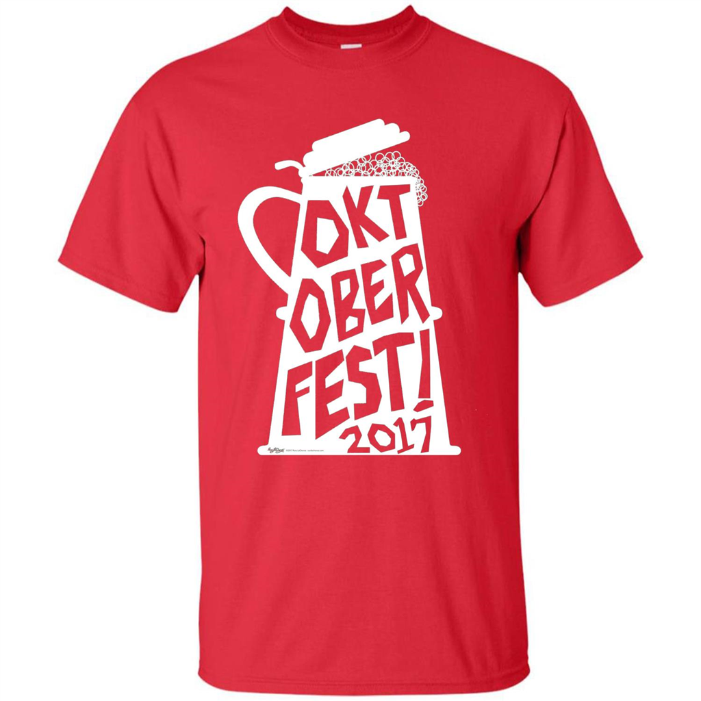 Oktoberfest 2017 Drinking Festival T-shirt Red