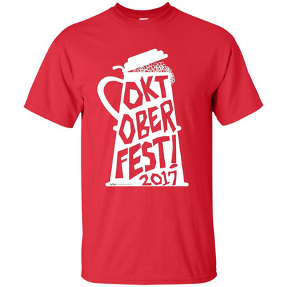 Oktoberfest 2017 Drinking Festival T-shirt Red