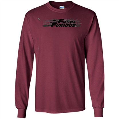 Movie T-shirt Fast And Furious Maroon