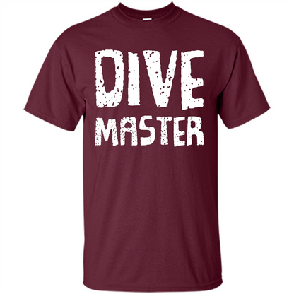 Dive Master T-shirt Maroon