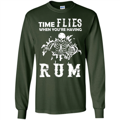 Rum T-shirt Time Flies When You're Having Rum